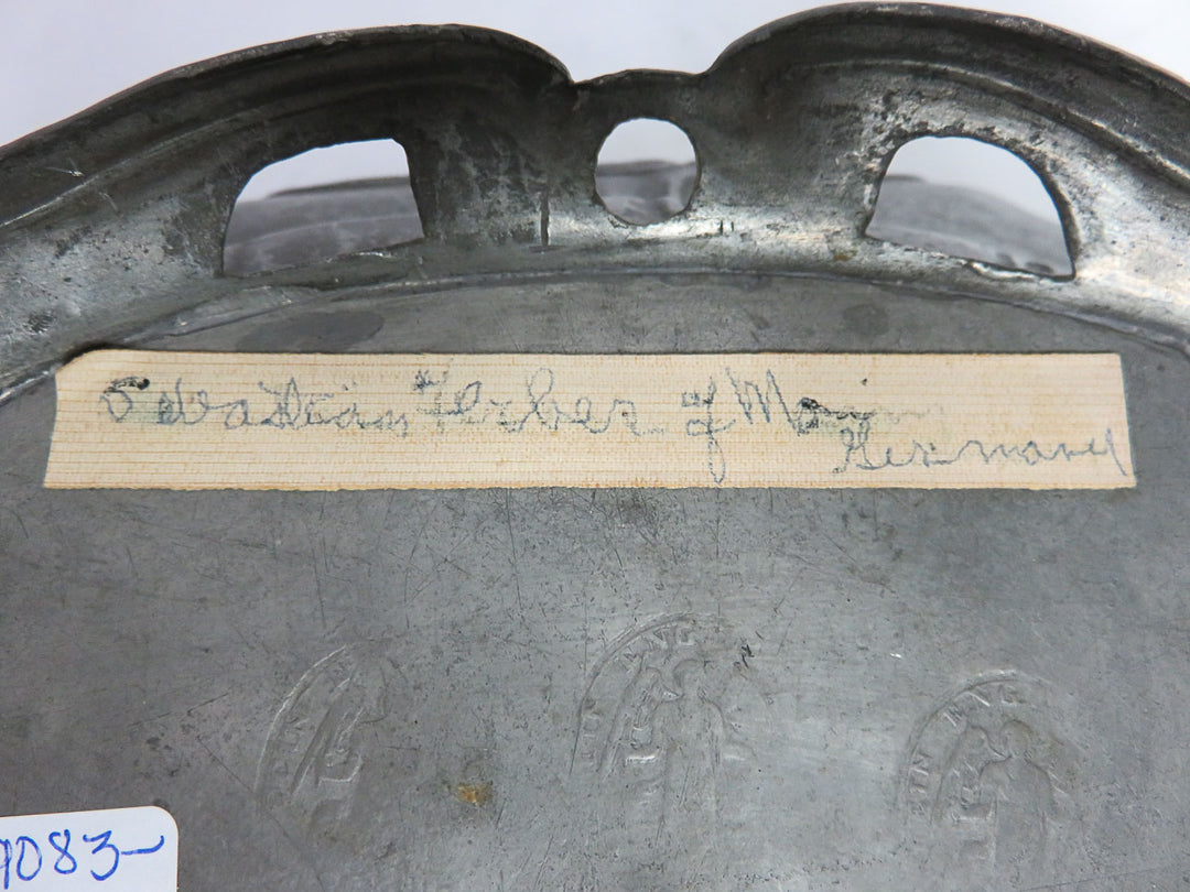 German Antique Pewter Tureen