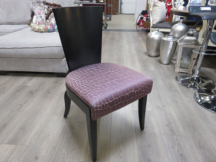 Animal Print Side Chair