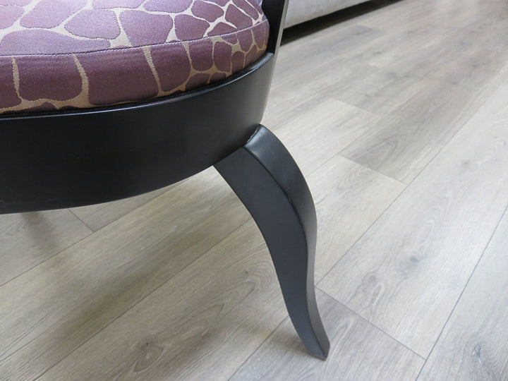 Animal Print Side Chair