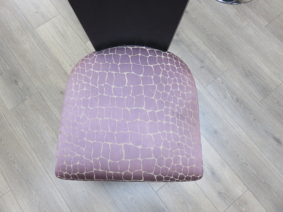Animal Print Side Chair