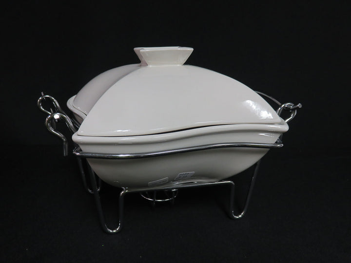 Godinger Covered Dish and Stand