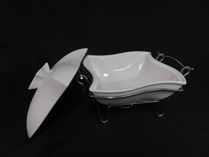 Godinger Covered Dish and Stand