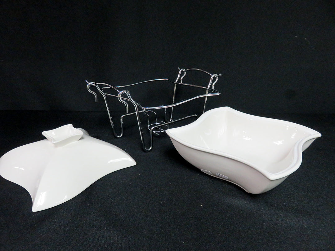 Godinger Covered Dish and Stand