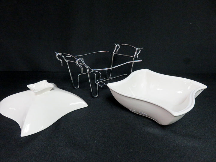 Godinger Covered Dish and Stand