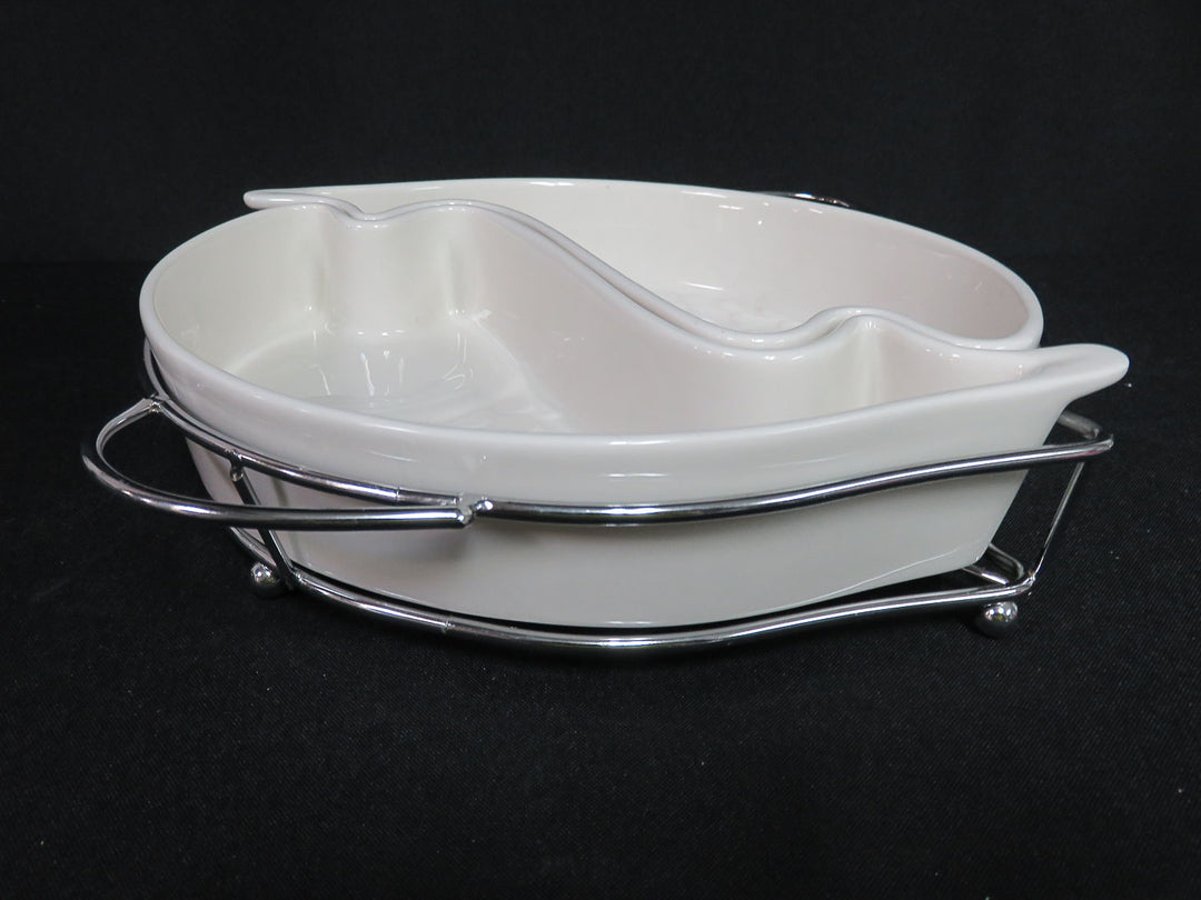 Godinger Divided Serving Dish