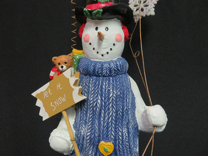Holiday Snowman in Top Hat