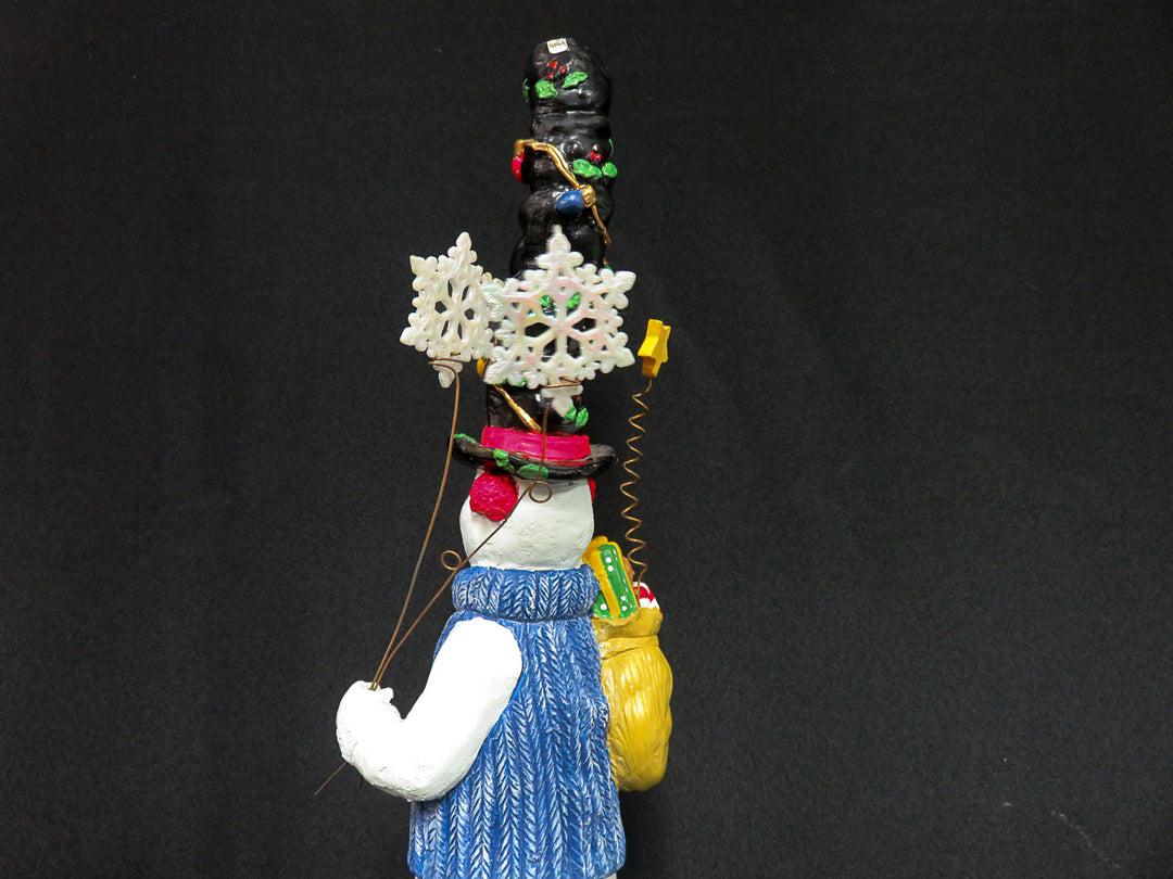 Holiday Snowman in Top Hat