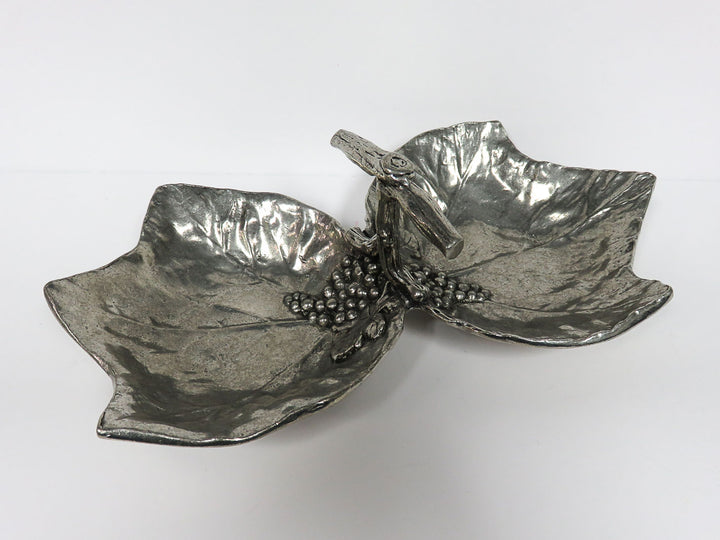Grape Leaf Divided Dish