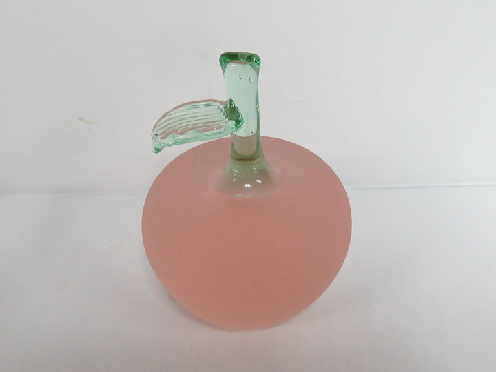 Crowning Touch Art Glass Apple