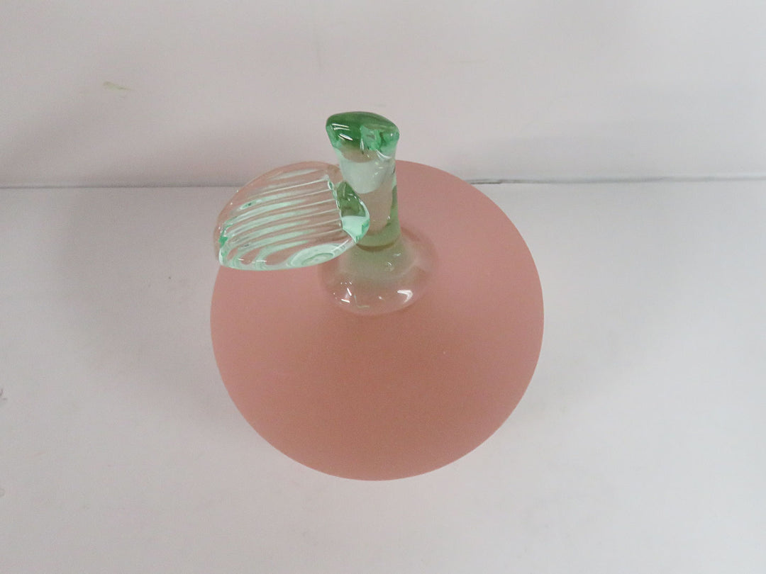 Crowning Touch Art Glass Apple