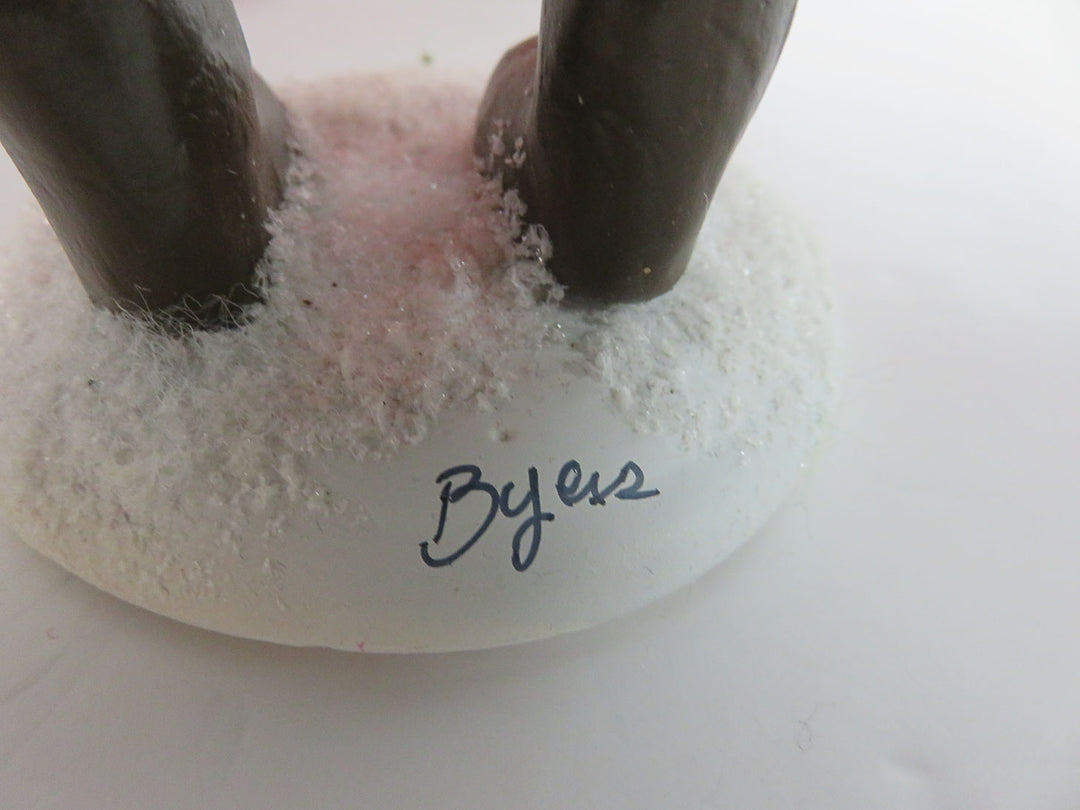 Byers Choice Boy with Red Saucer