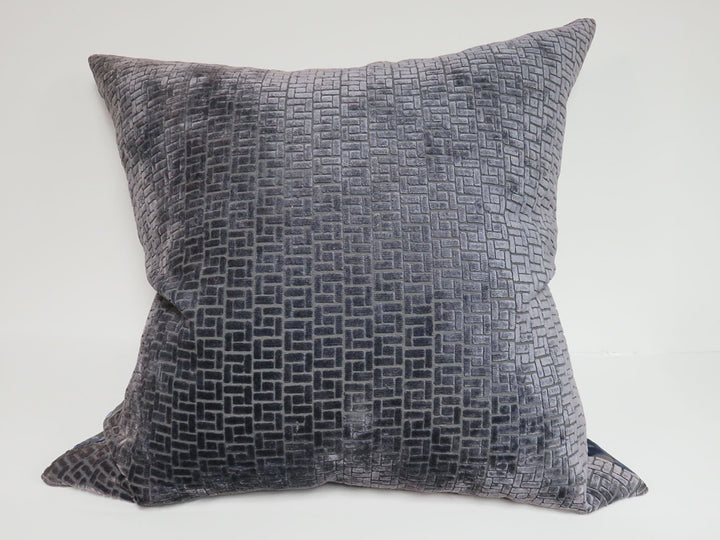 Blue Velvet Throw Pillow