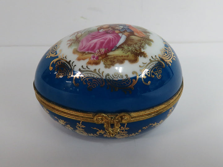 Egg Shaped Trinket Box