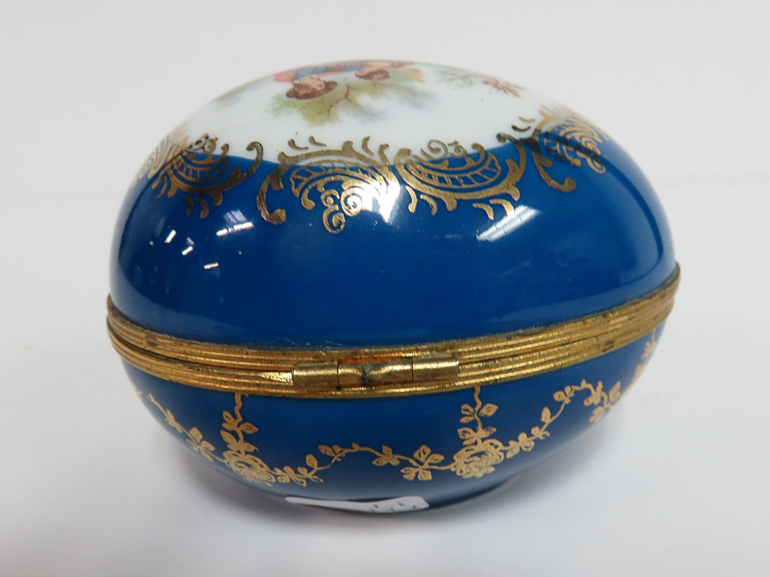 Egg Shaped Trinket Box