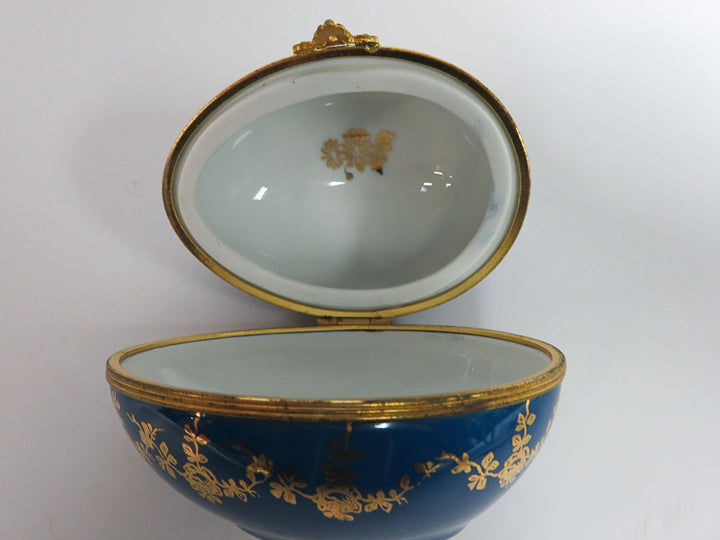 Egg Shaped Trinket Box