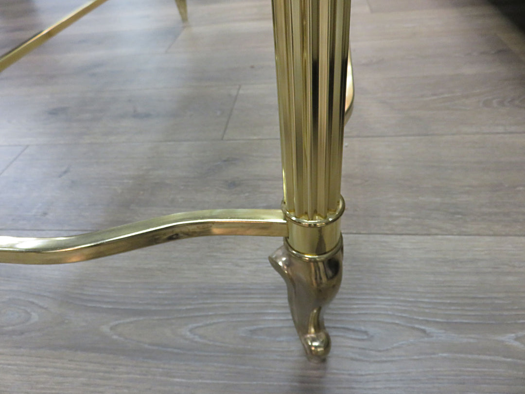 Brass & Glass Coffee Table