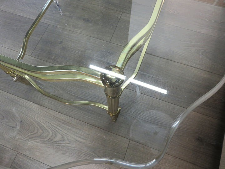 Brass & Glass Coffee Table