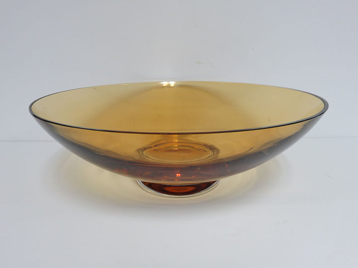 Amber Centerpiece Bowl