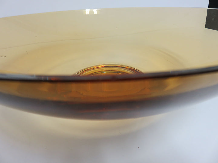 Amber Centerpiece Bowl