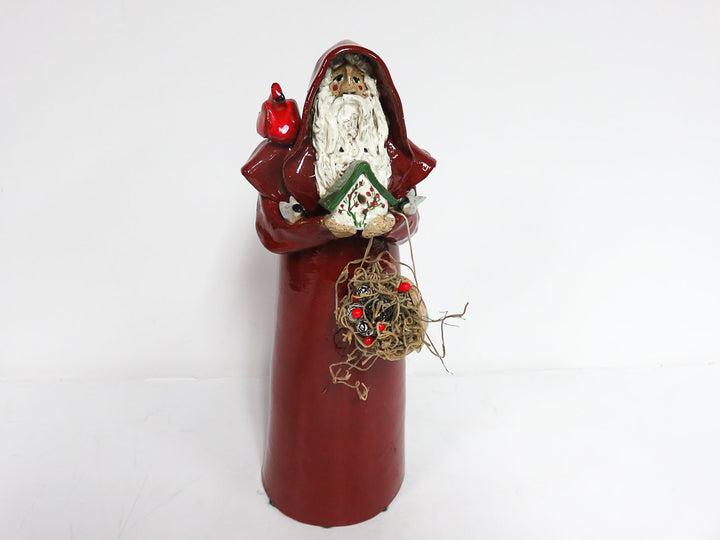 Patti Beck Folk Art Santa
