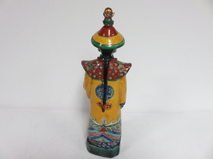 Chinese Emporer Qing Dynasty  Figurine