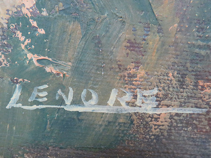 Original Oil Landscape with Bridge