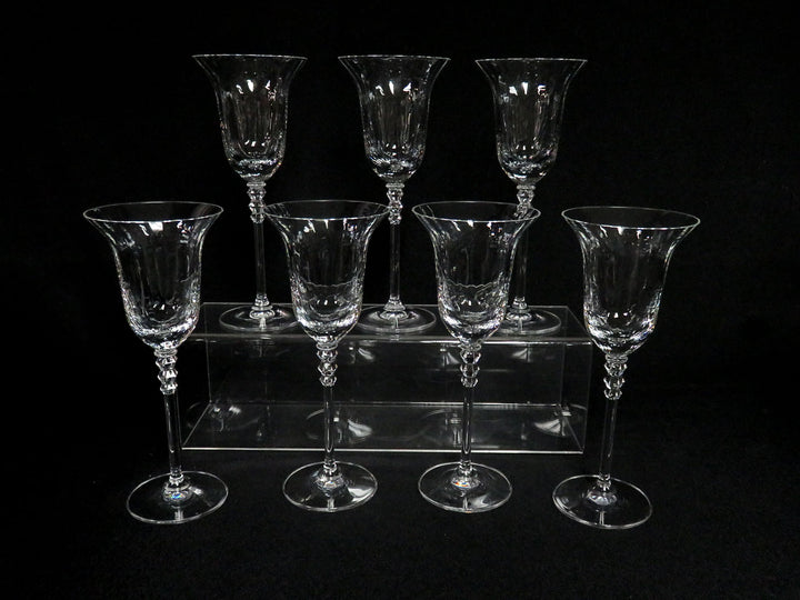 Mikasa White Wine Glasses