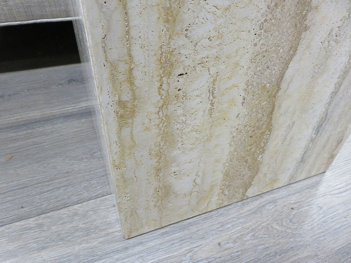 Stone & Glass End Table