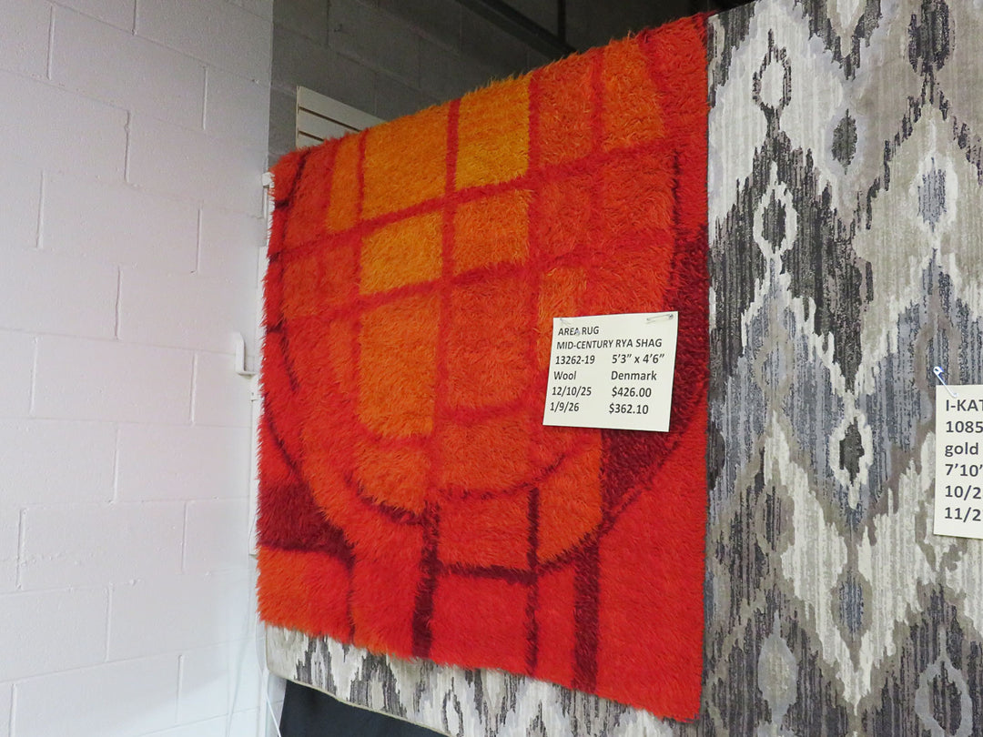 Mid-Century Rya Shag Area Rug