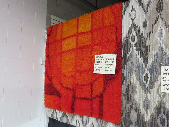 Mid-Century Rya Shag Area Rug