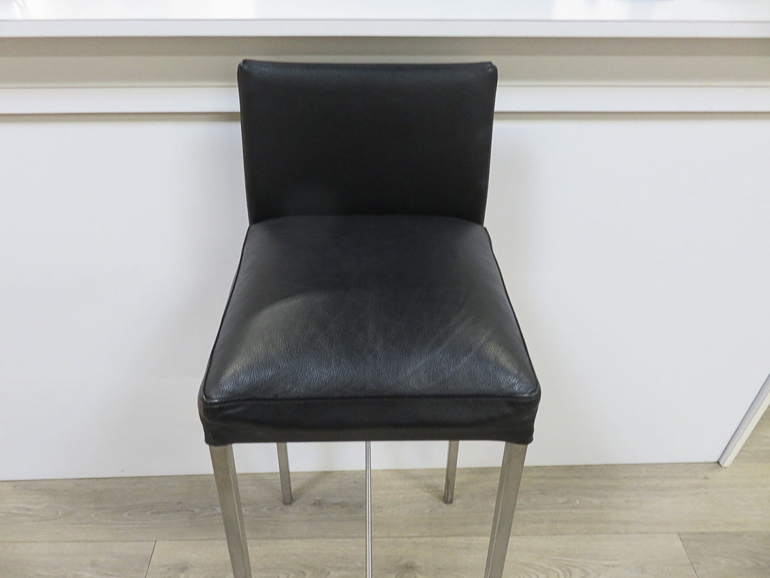 KFF Metal & Leather Bar Stool