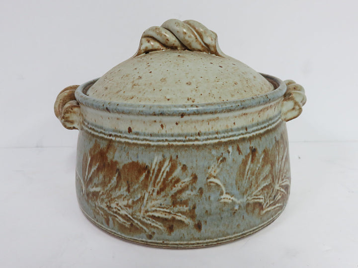 Lidded Pottery Casserole