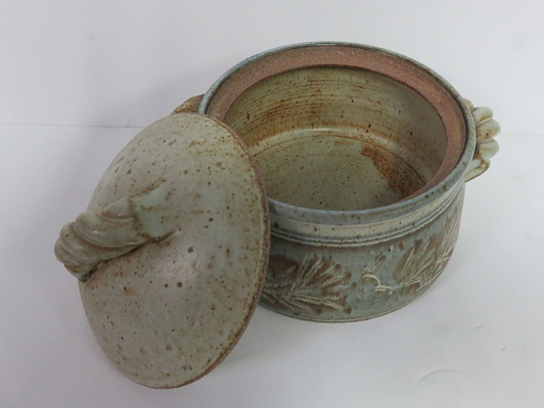 Lidded Pottery Casserole