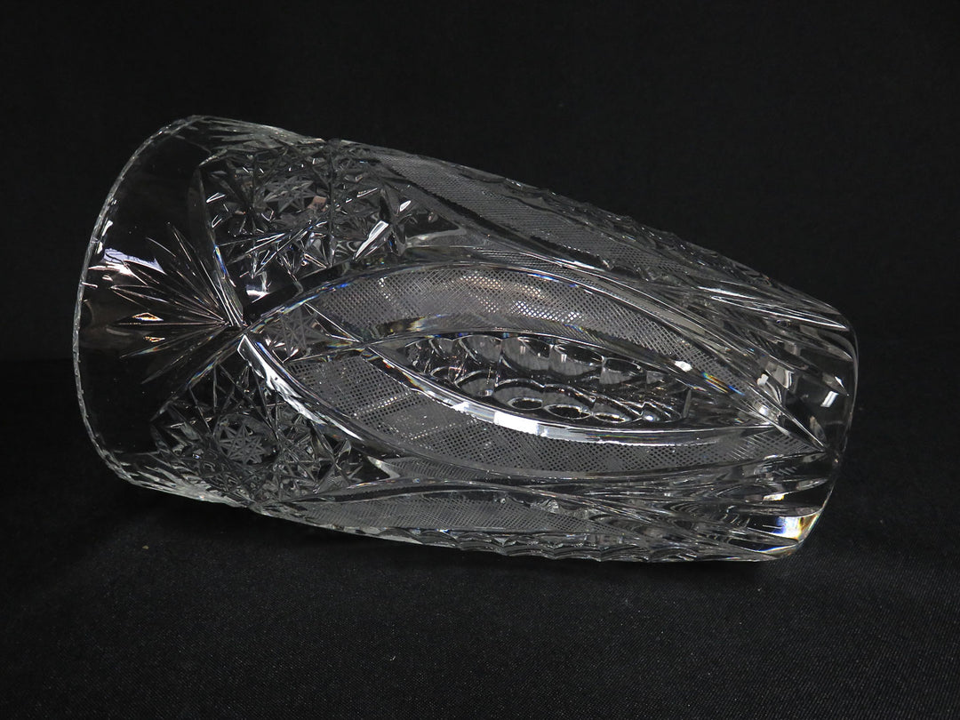 Cut Crystal Vase