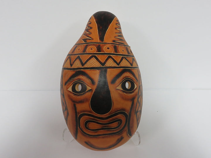 Hand-carved Gourd Masks