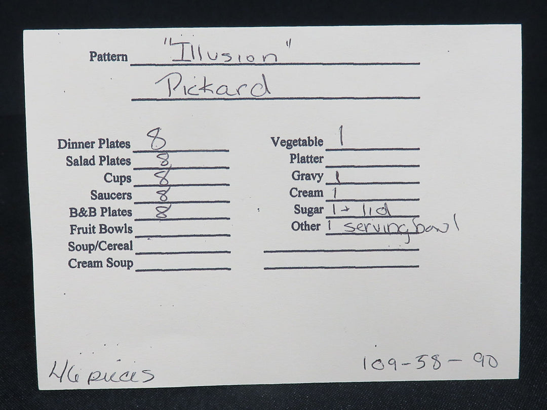 Pickard "Illusion" China Set