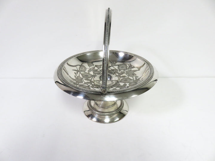 Silverplate Pedestal Bridal Basket