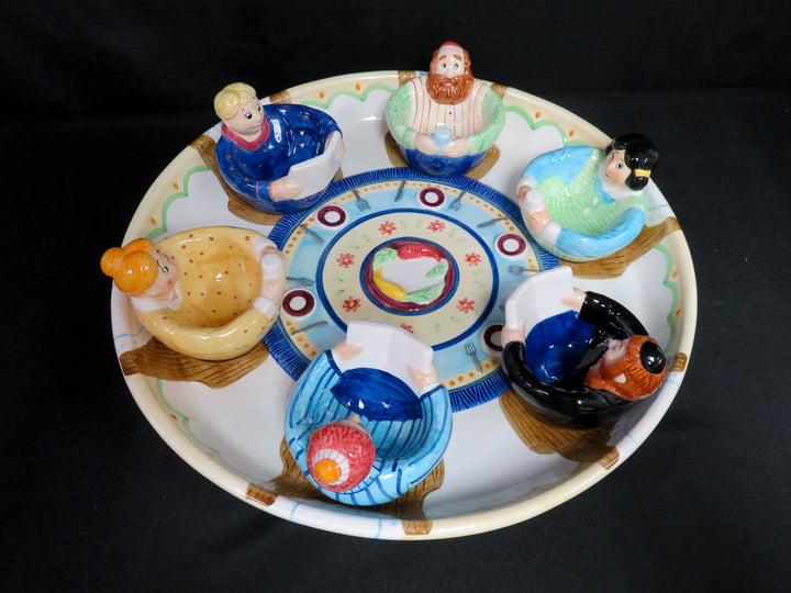 Lotus Seder Plate Set