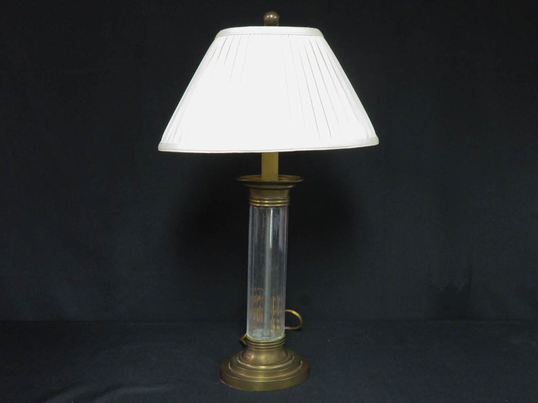 Brass & Glass Table Lamp