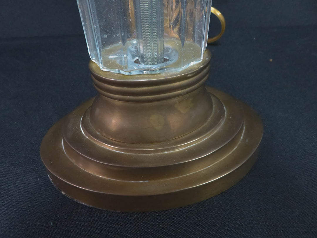 Brass & Glass Table Lamp