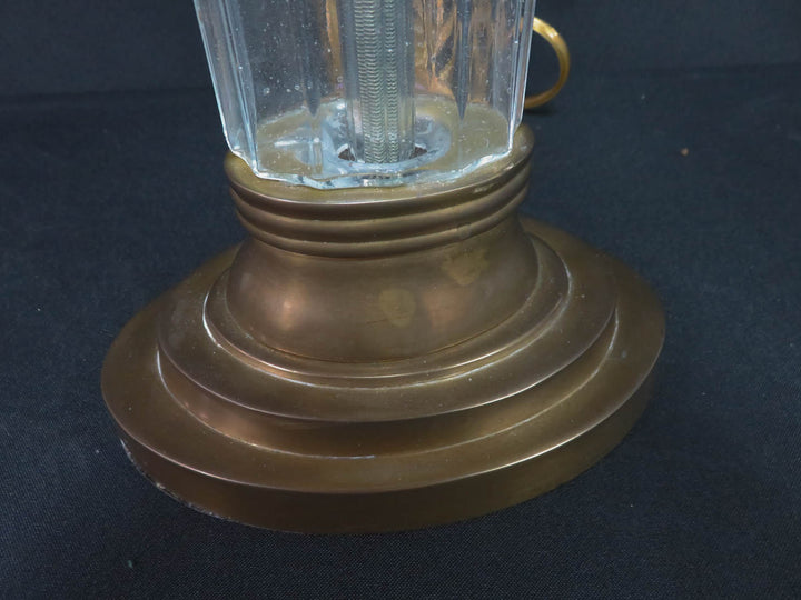 Brass & Glass Table Lamp