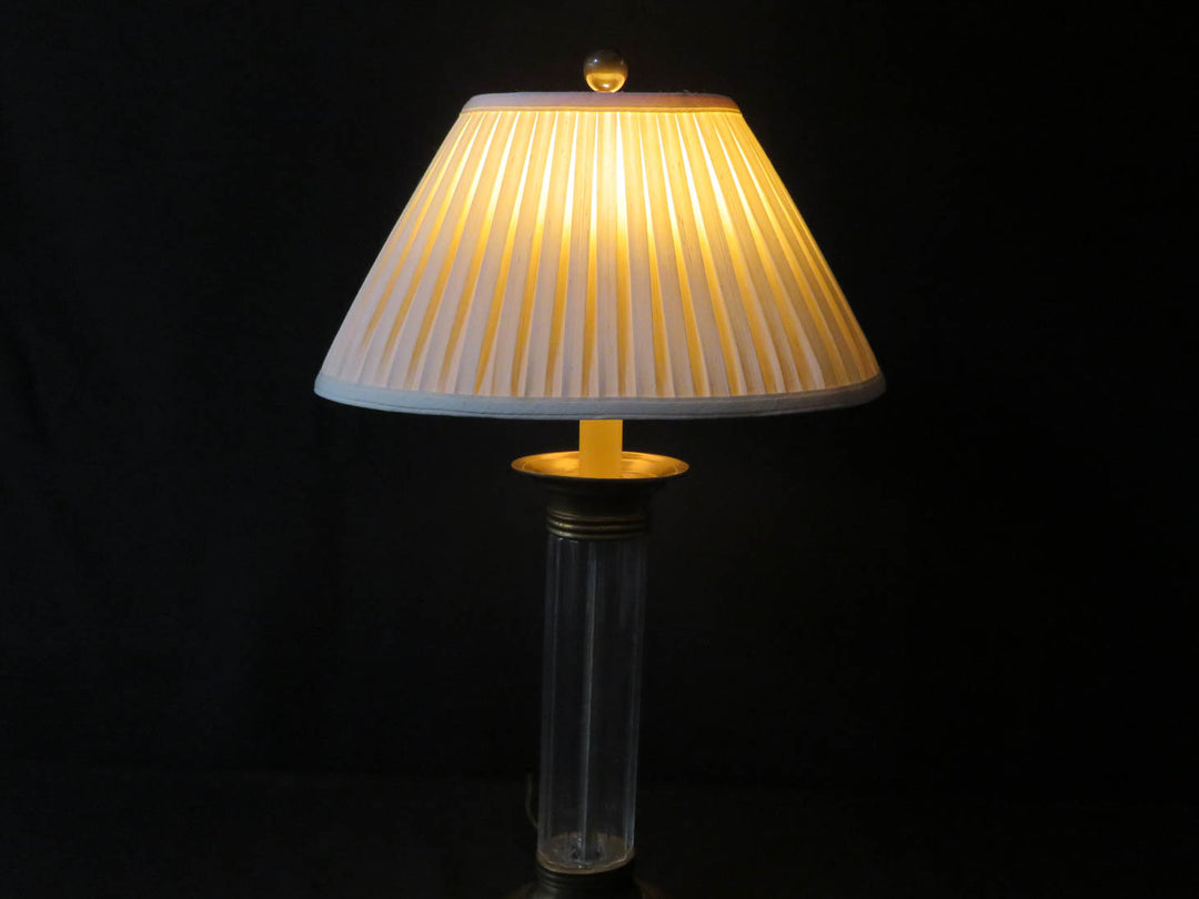 Brass & Glass Table Lamp