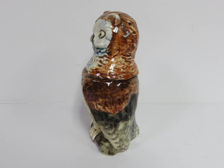 Wise Old Owl Tobacco Jar