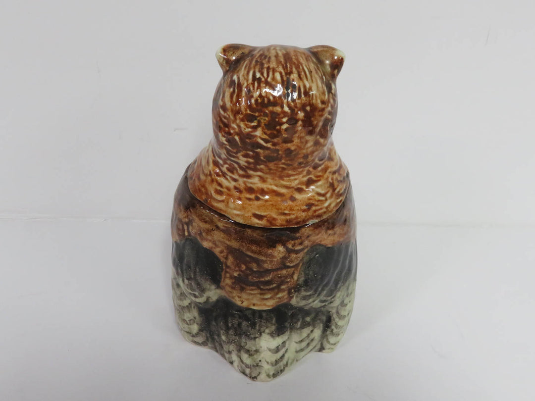 Wise Old Owl Tobacco Jar