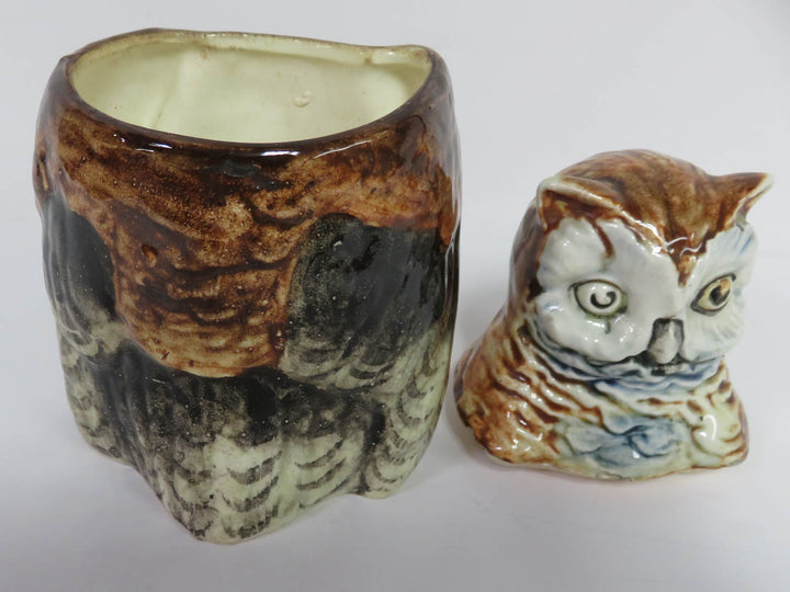 Wise Old Owl Tobacco Jar