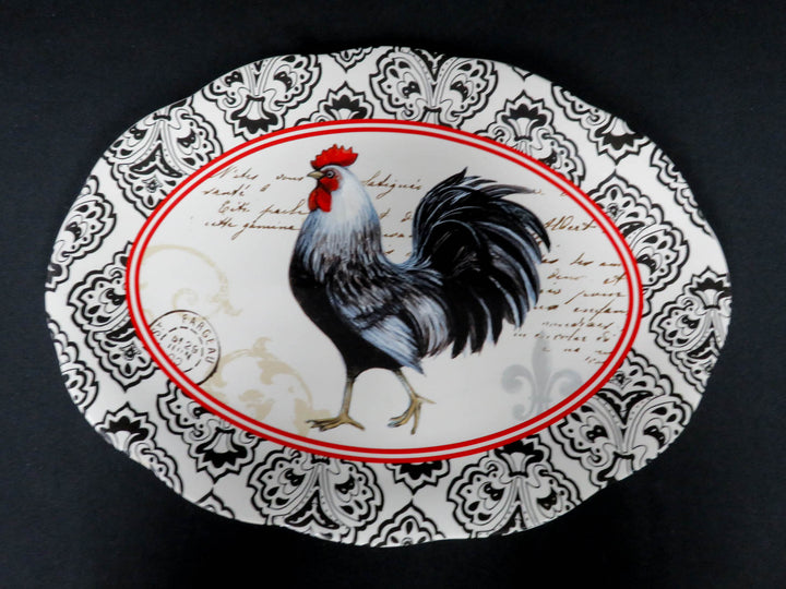 Cracker Barrel Rooster Platter