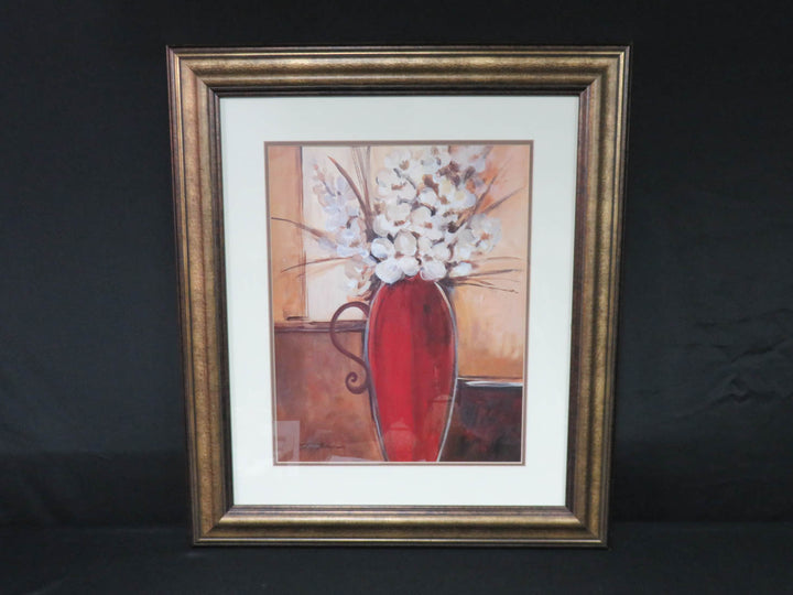 "Crimson Pottery I" Print