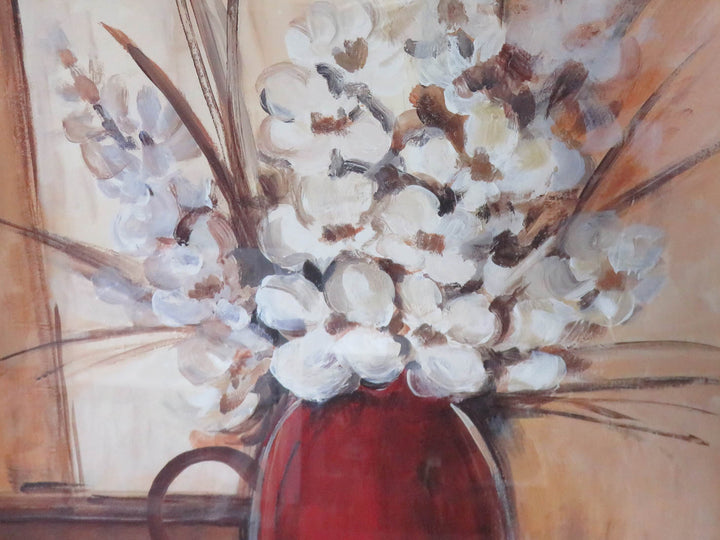 "Crimson Pottery I" Print