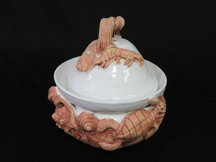 Charlestowne Art Pottery Covered Dish