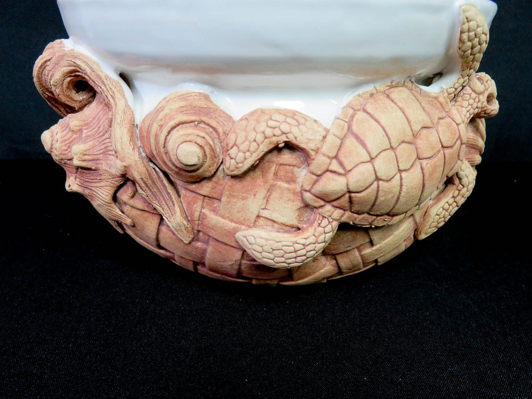 Charlestowne Art Pottery Covered Dish